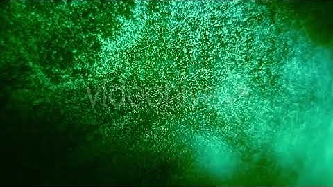 Green Particles Space | Motion Graphics - Envato elements