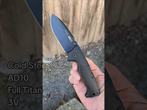           Cold Steel AD10 Blackout - Full Titanium and 3V