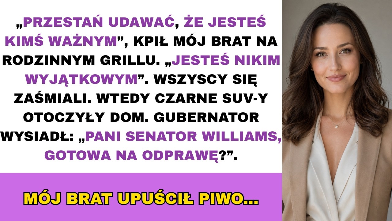 Mój brat Dawid zawsze musiał mnie ośmieszyć, żeby poczuć się ważnym. Na rodzinnym grillu, przy trzydziestu krewnych, ogłosił, że pewnie wymyślam sobie stanowisko w Warszawie i tylko udaję, że...