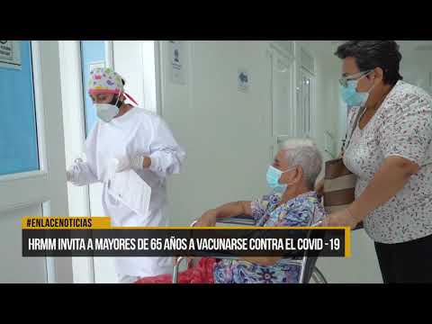 Hospital Regional invita a mayores de 65 años a vacunarse contra el Covid-19