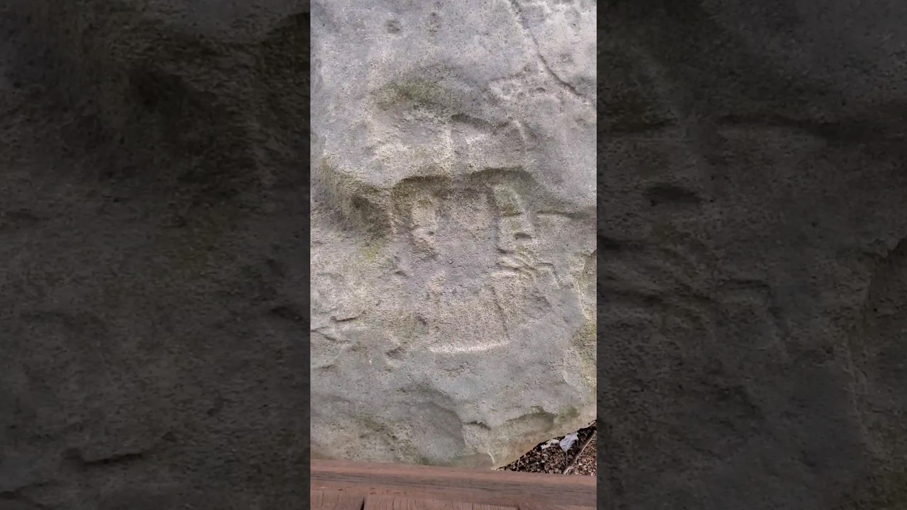 Thunderbird Petroglyphs | Rock Carvings | Washington State Park Missouri