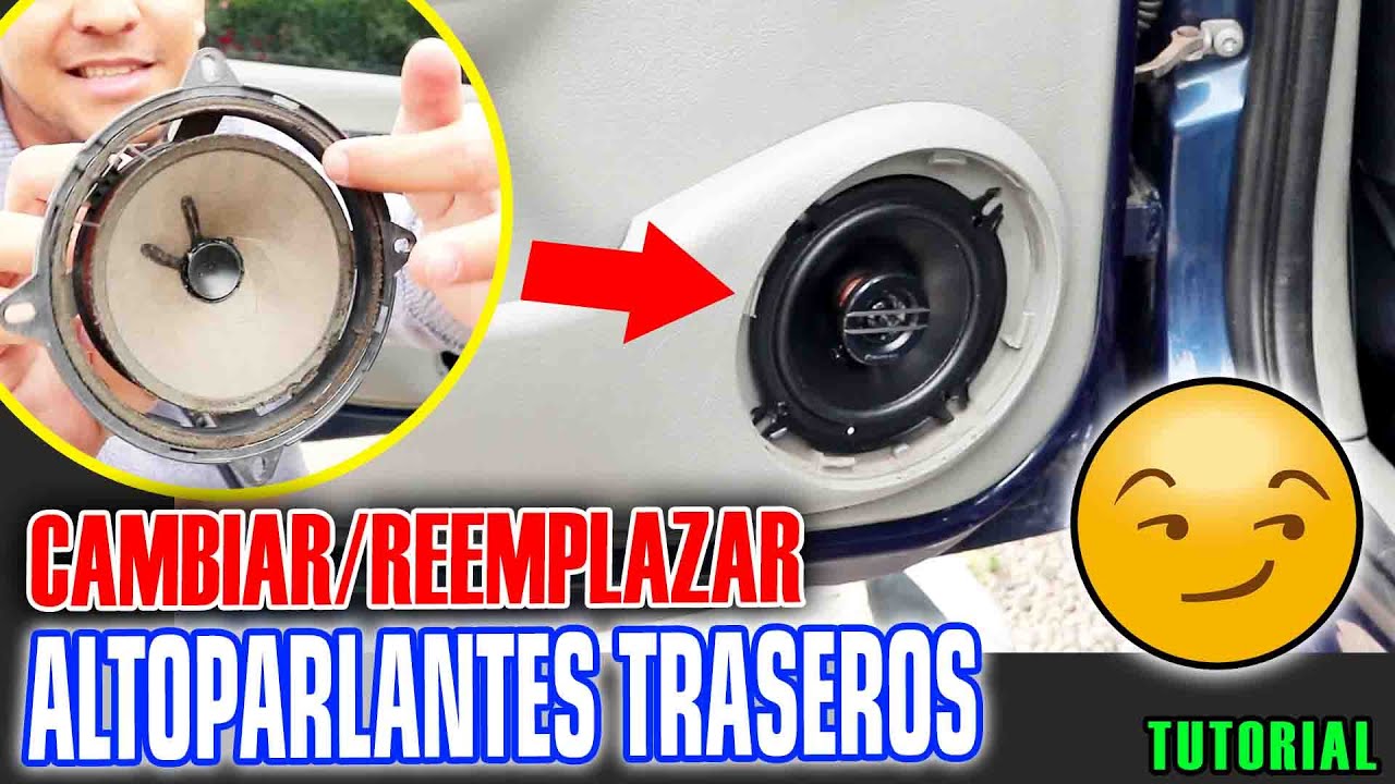 Proyecto Renault Clio 2 2003 - Cambiar Bocinas autoparlantes Traseros |SIEPONLINE|