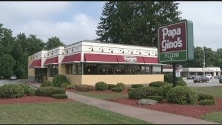 Early morning break-in at Papa Gino's