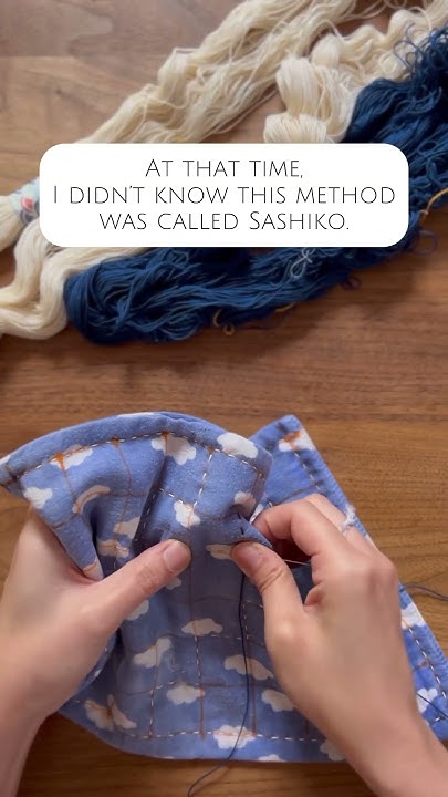DIY custom Sashiko thimble for your hand Part 1 - soft thimble tutorial  #sashiko #stitch #handmade 