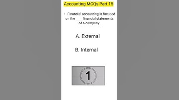 Accounting MCQs Part 15 | BBA MBA CA