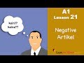 Learn German | Articles | negative Artikel | kein, keine | German for beginners | A1 - Lesson 21