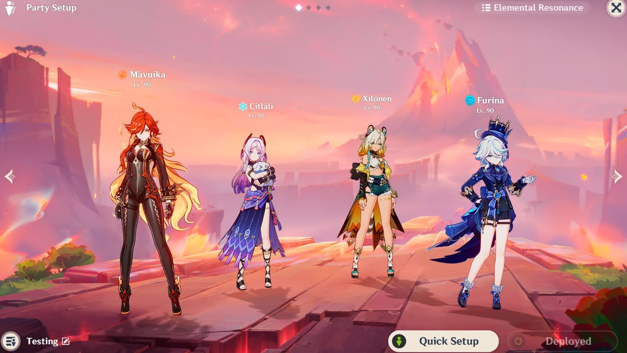 [5.3] Rotation ♦️ Melt ♦️ Mavuika Citlali Xilonen Furina - YouTube