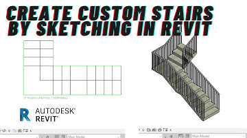 Revit Tutorials | How to Create Stair by Sketch | Revit 2021