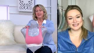 All Worthy Cotton Racerback Lounge Bra on QVC screenshot 5