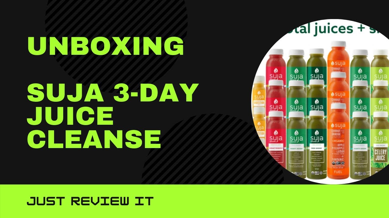 Suja 3Day Juice Cleanse Unboxing YouTube