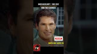 DAVID HASSELHOFF THEN AND NOW #shorts #actors