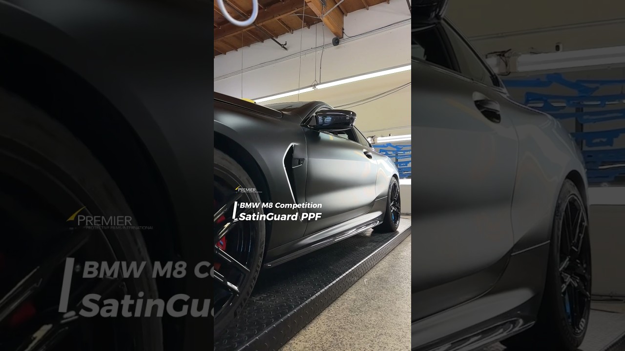 BMW M8 Competition | SatinGuard PPF Completion Sneak Peek
