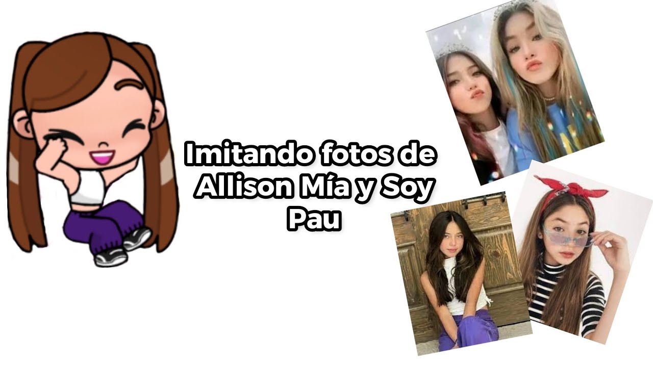 IMITANDO FOTOS DE @AllissonMiaCoronadoGalvan Y DE @SoyPauOficial EN
