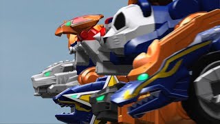 Super Ninja Steel - Blaze Zords And Megazord E09 Outfoxed Superheroes Power Rangers Official