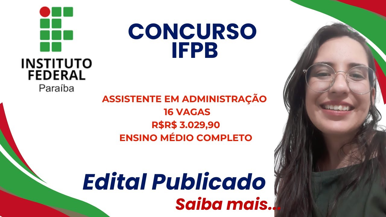 Concurso IFPB - Assistente em Administração - YouTube