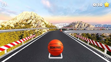 Basket Roll : Rolling Ball Game By Tsybasco Gameplay [Android/ iOS] [Level:2]