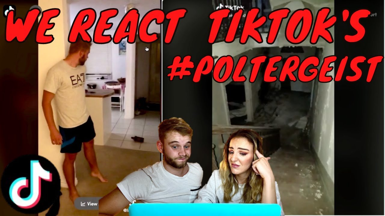 WE REACT TO POLTERGEIST TIKTOKS HAUNTED TIKTOK LAINEY AND BEN YouTube