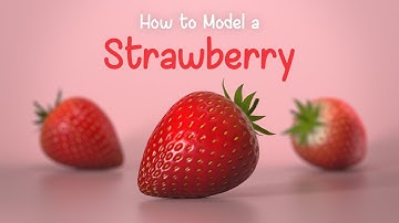 How to Model a Strawberry In Cinema 4D - Tutorial