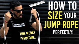 HOW TO (Really) SIZE YOUR JUMP ROPE LIKE A PRO! (BEGINNERS MUST WATCH THIS!)