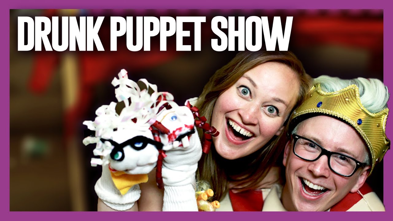 DRUNK PUPPET SHOW (ft. Mamrie) | Tyler Oakley