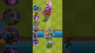 Clash Royale Dart Goblin & Mini Pekka Combined Vs Evolution Cards #clashroyale #gaming #shorts