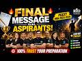 🔥 FINAL MESSAGE TO ALL PGCET MBA MCA 2026 ASPIRANTS | Watch Before Exam Day