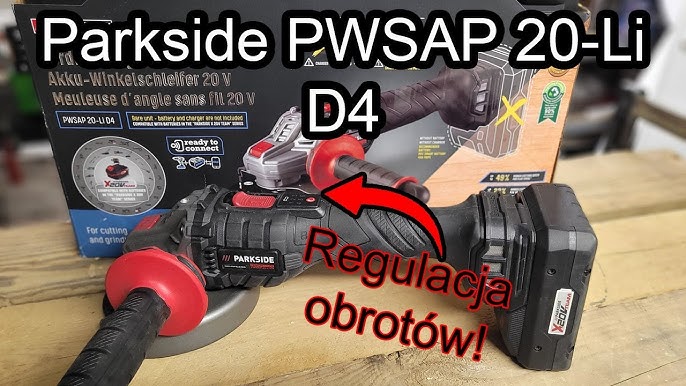 PARKSIDE PERFORMANCE® 20 V Akku Flachkopf Winkelschleifer PPWSFA 20 Li A1 -  YouTube