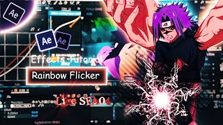 Rainbow Flicker in After Effects | AMV Tutorial