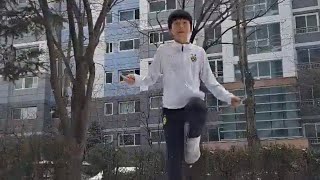 #포항스틸러스U15 #권준서 줄넘기 &amp; 밸런스 운동 (jumping rope &amp; balance exercise) 2024.01.22(월)