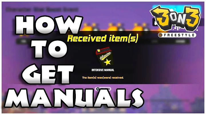 3on3 Freestyle - How To Get Intensive Manuals (For Beginners)