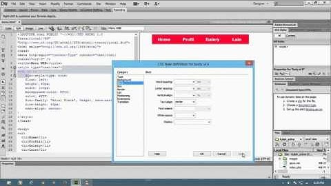 Belajar membuat Menu Horizontal menggunakan Adobe Dreamweaver CS6 - HTML & CSS (#anangaoSTUDIO)