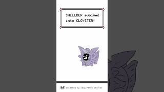 Shellder Evolves - Pokemon Evolution Animation