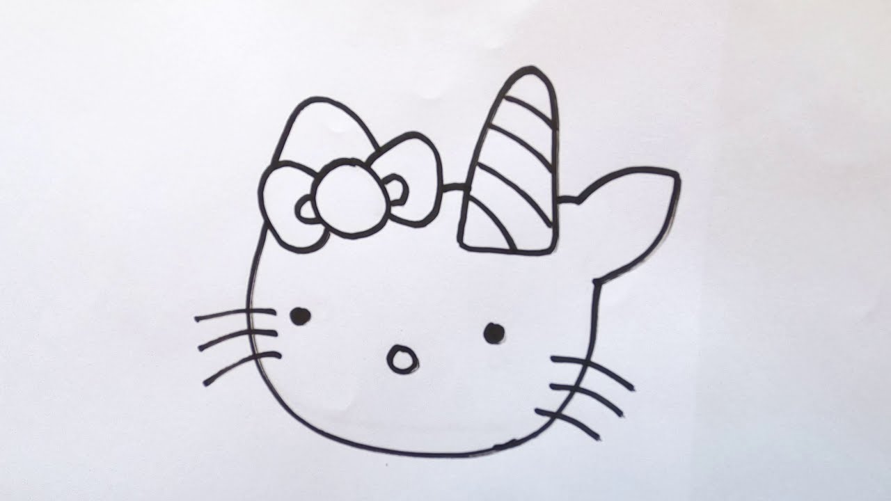 COMO DESENHAR HELLO KITTY UNICÓRNIO