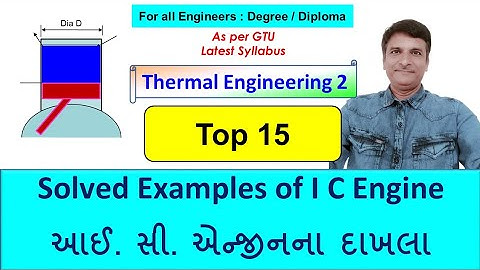 The Most Imp | Solved Examples of IC Engine | 100% Guarantee