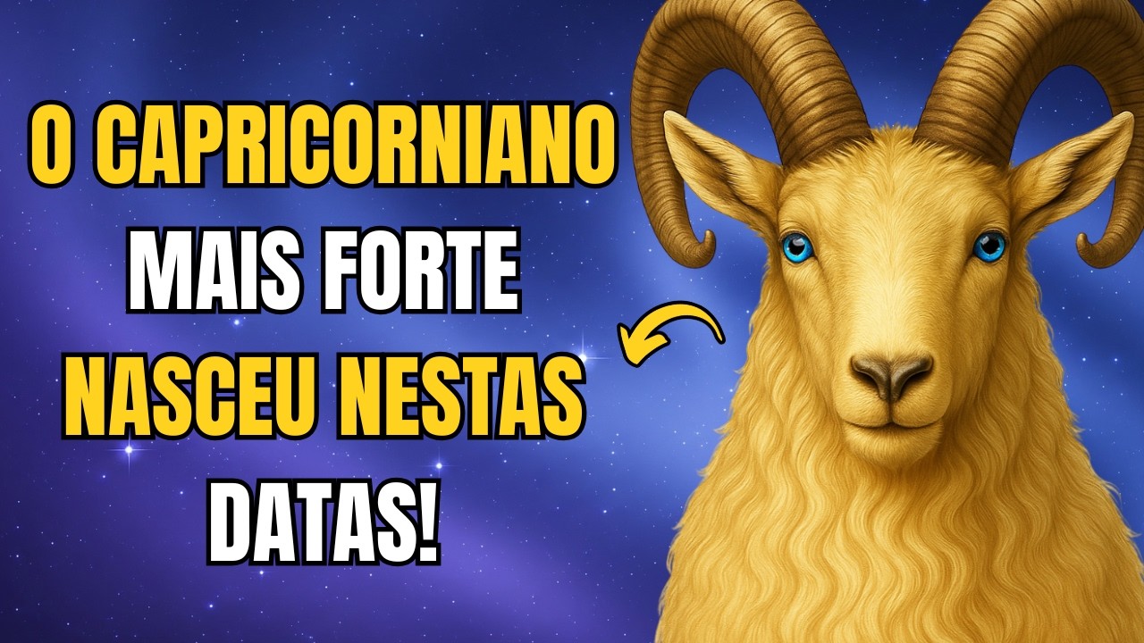 OS CAPRICORNIANOS NASCIDOS NESSAS DATAS SÃO OS MAIS PODEROSOS E ABENÇOADOS, VOCÊ ESTÁ ENTRE ELES? ♑