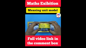 Measuring unit model#measuring tape#with r.n.sir#craft#maths project#maths working model#reels👍