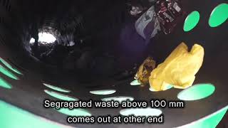 Xaper Sorting Cum composting Machine (Short clip)