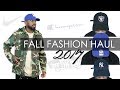 FALL FASHION HAUL 2017 - NIKE, VANS, CHAMPION, ETC. | RioJaeNeiro