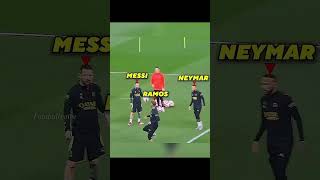 Messi Neymar Ramos Rock💀⚽💀#messi #neymar #football #ramos