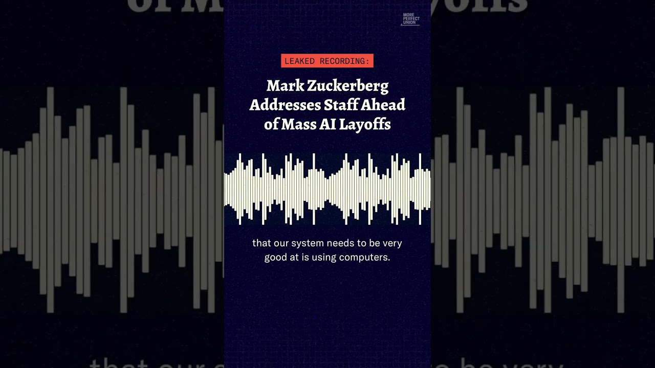 Mark Zuckerberg Addresses Staff Ahead of Mass AI Layoffs