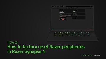How to factory reset Razer peripherals in Razer Synapse 4