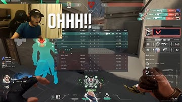 NRG FNS watches his RANKED TEAMMATE 1v4 CLUTCH - LOGAN IS INSANE! | VALORANT Clips