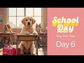 “School Day 6: Big Test Day ✏️ | Golden Retriever Puppy &amp; Papa Dog Adventure”
