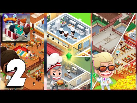 Idle Restaurant Tycoon - Build a restaurant empire - Gameplay Part 2 (Android,iOS)