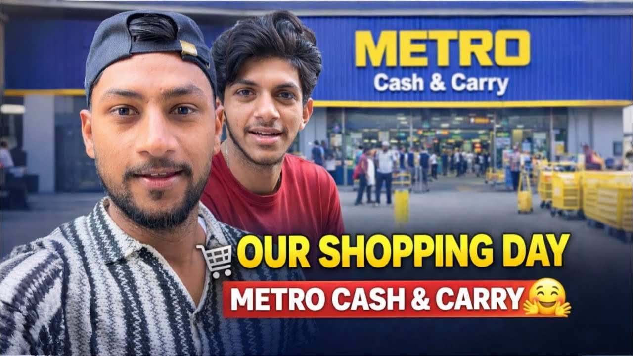 Our shopping day metro cash & carry 🤪 #juttniazbaigala 