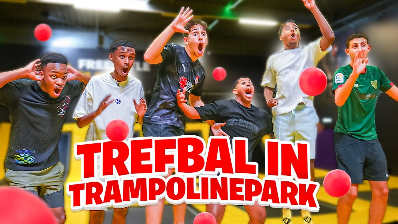 Wij Speelde Trefbal In Een Trampoline Park..🤾🏽‍♂️