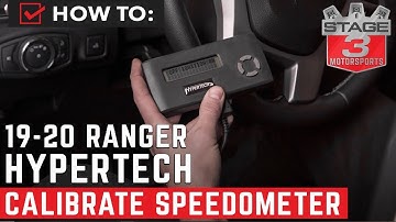 How To 2019-2020 Ranger Hypertech Speedometer Calibration Tool