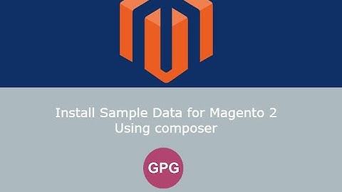 How to install sample data for Magento 2 using composer