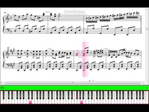 ピアノ楽譜 博麗神社町内会音頭 Iosys Youtube