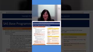 SAS Base Programming Reference Sheet: A Must Know Exam Prep Resource #Shorts #SASCertification